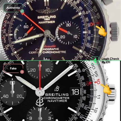 real breitling vs fake|Breitling knock off watches.